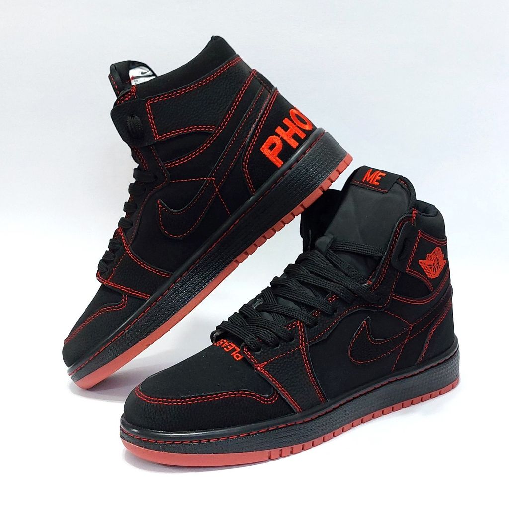 خرید انلاین کتانی ترند نایک جردن وان ساقدار طرح جدید نو فوتوزNike Jordan one No Photos