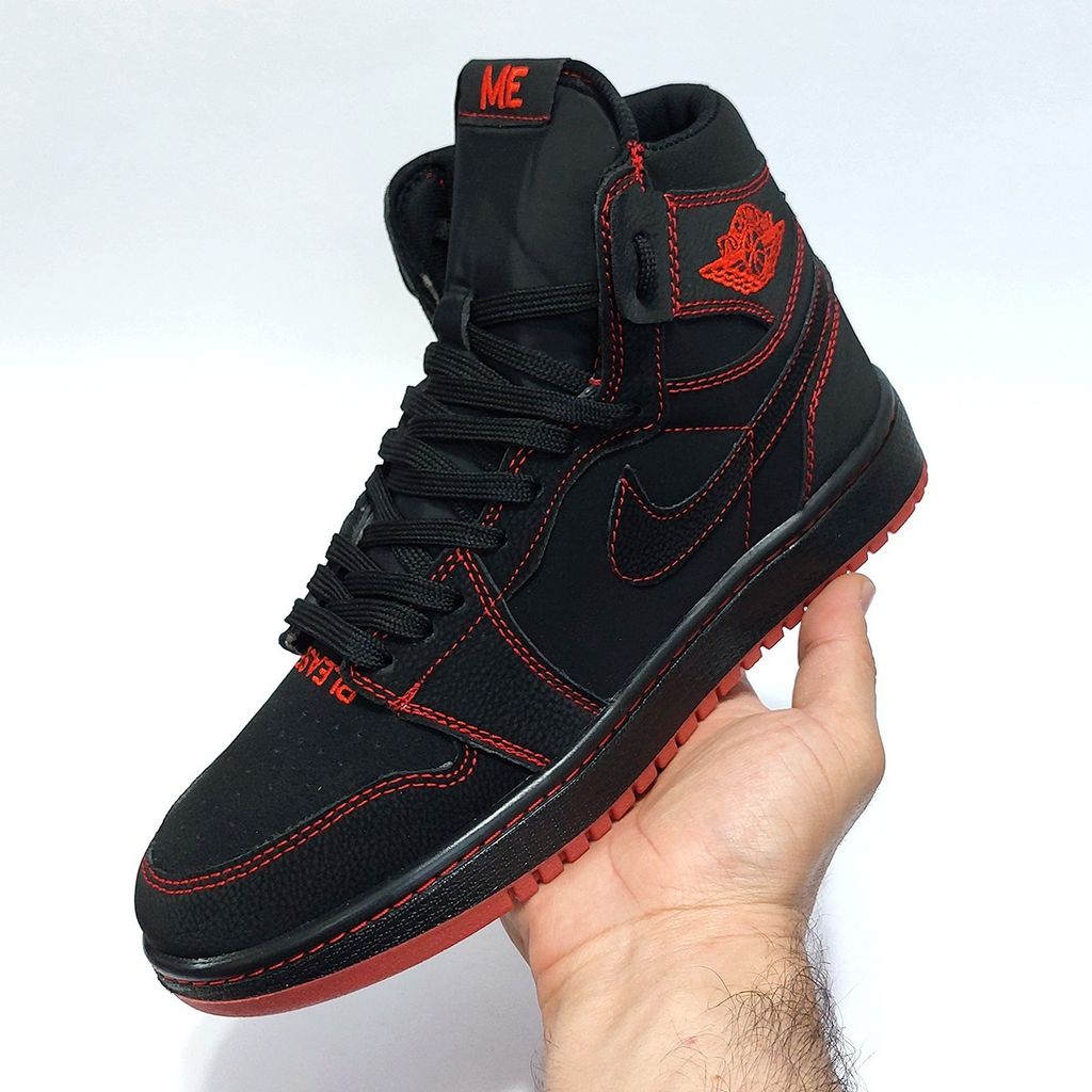 فروش اینترنتی کتانی ترند نایک جردن وان ساقدار طرح جدید نو فوتوزNike Jordan one No Photos