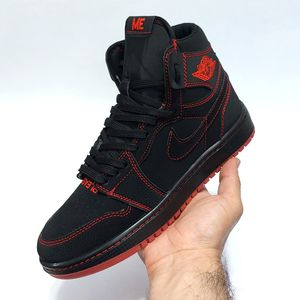 فروش اینترنتی کتانی ترند نایک جردن وان ساقدار طرح جدید نو فوتوزNike Jordan one No Photos