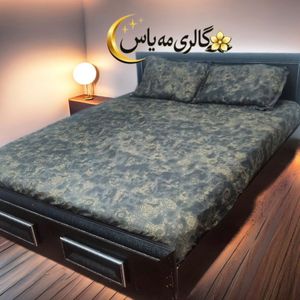 روتختی نیم ست,ملحفه کشدار 3تیکه طرح پتینه