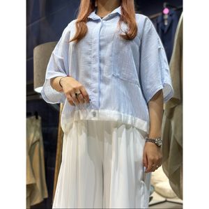 شومیز باکسی راه راه