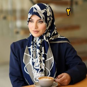 خرید انلاین روسری مجلسی ابریشم توییل قواره بزرگ