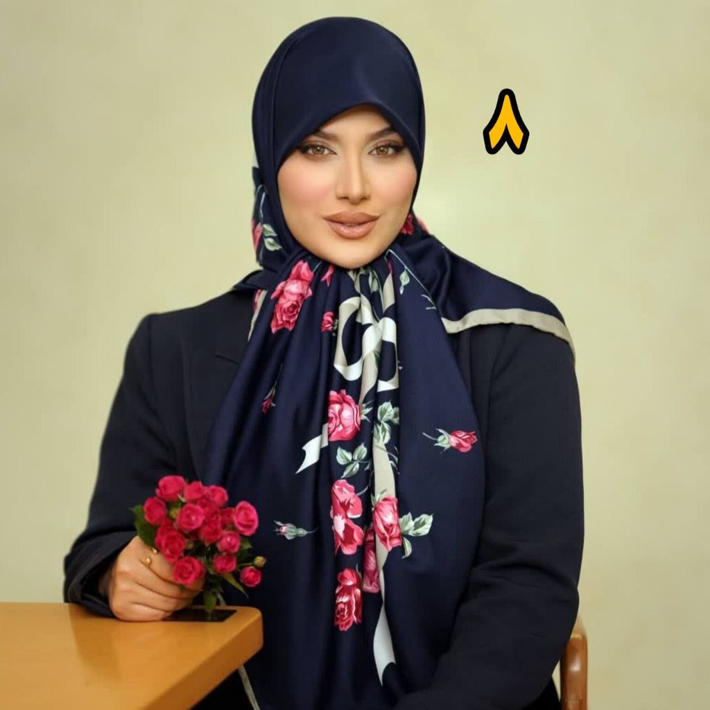 خرید اینترنتی روسری ابریشم توییل مجلسی برند