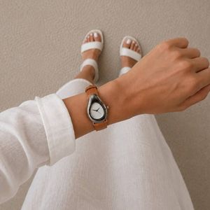 قیمت ساعت مینیمال آووکادو چرمی