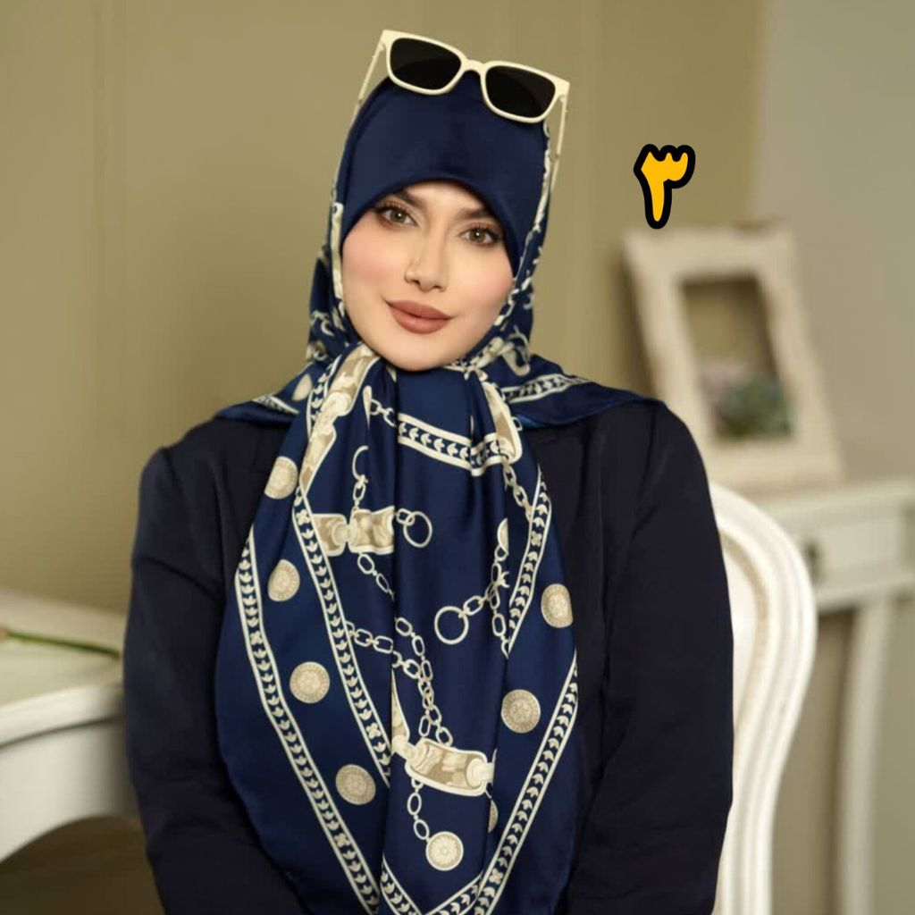 قیمت ارزان روسری مجلسی ابریشم توییل درجه یک