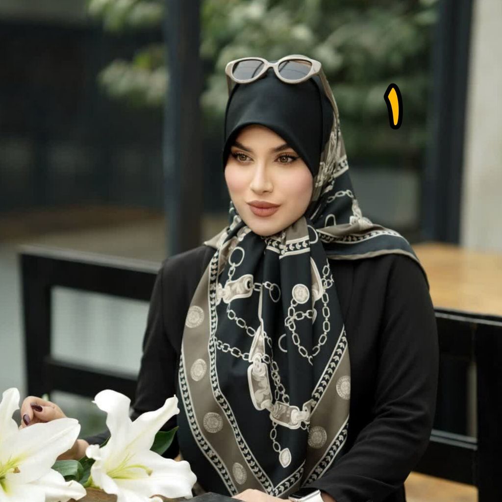 قیمت ارزان روسری مجلسی ابریشم توییل درجه یک