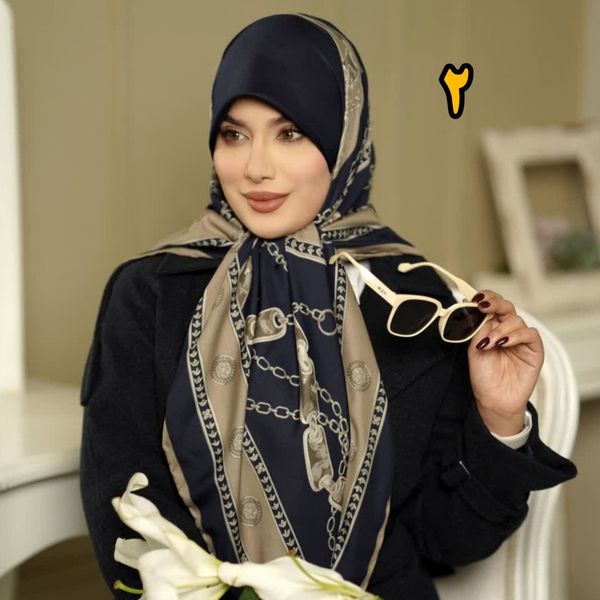 روسری مجلسی ابریشم توییل درجه یک