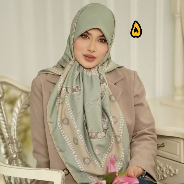 روسری مجلسی ابریشم توییل درجه یک