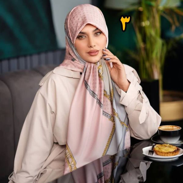 روسری ابریشم توییل مجلسی درجه یک