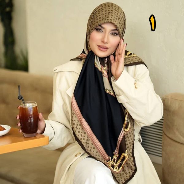 روسری ابریشم توییل مجلسی درجه یک