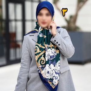خرید آنلاین روسری مجلسی ابریشم ژاکارد درجه یک