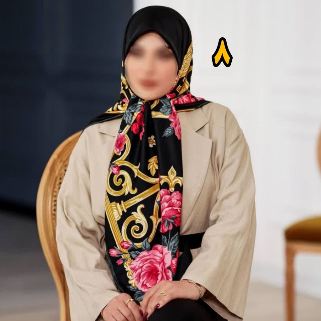 خرید اینترنتی روسری مجلسی ابریشم ژاکارد درجه یک