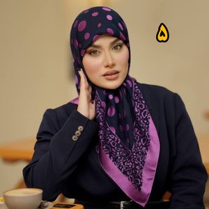 قیمت ارزان روسری وارداتی ابریشم دووره قواره کوچک
