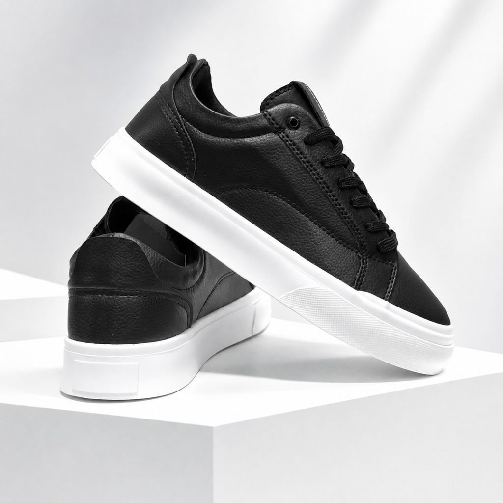 خرید انلاین ونس برشکا 2 مشکی زیره سفید vans Bershka 2