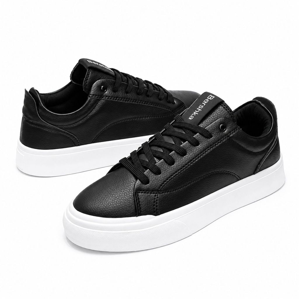 خرید اینترنتی ونس برشکا 2 مشکی زیره سفید vans Bershka 2