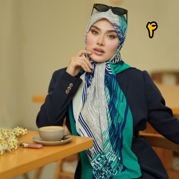 روسری بهاره گارزا ژاکارد
