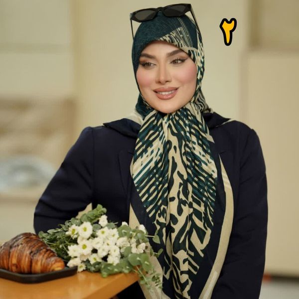 روسری بهاره گارزا ژاکارد