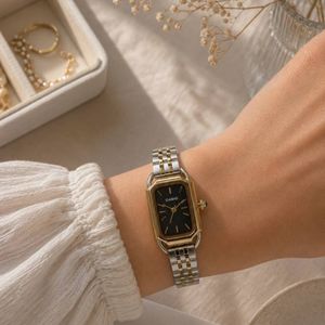 ⌚️ کاسیو تانک تمام استیل بدنه استیل بند استیل