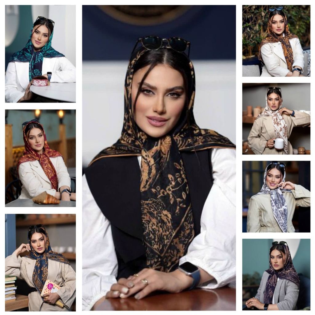 مشخصات روسری مجلسی حریر ایتالیایی