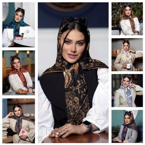 روسری مجلسی حریر ایتالیایی