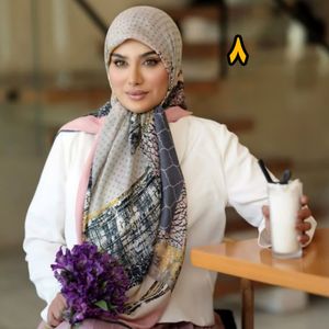 خرید آنلاین روسری نخ ژاکارد گارزا قواره بزرگ