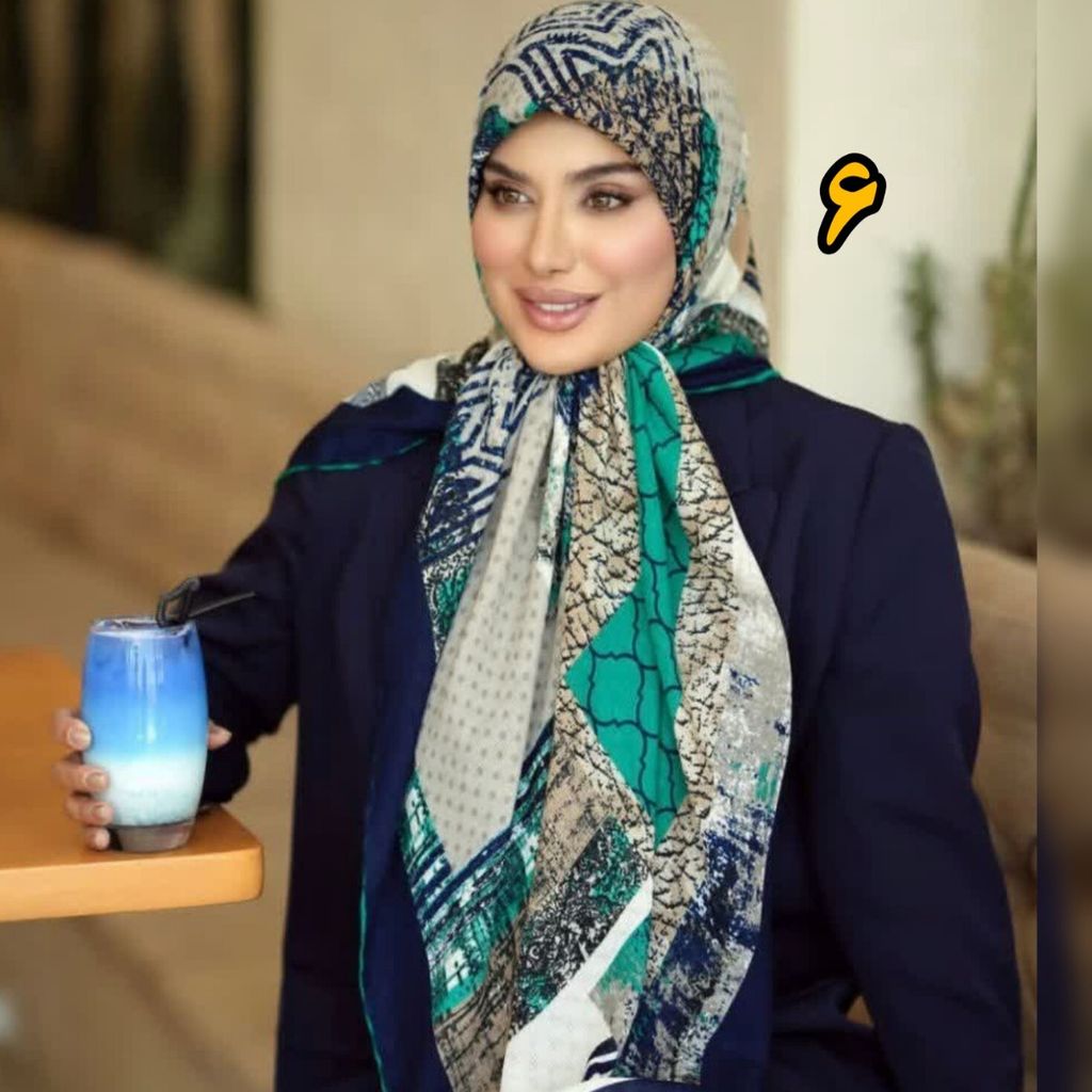 خرید انلاین روسری نخ ژاکارد گارزا قواره بزرگ