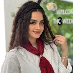 خرید انلاین دستمال گردنی ساتن پلیسه رنگی رنگی