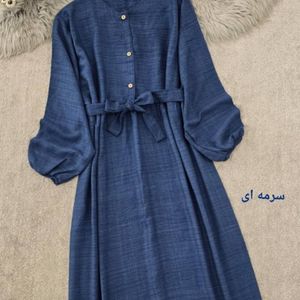 خرید انلاین پیراهن مانتویی بلند