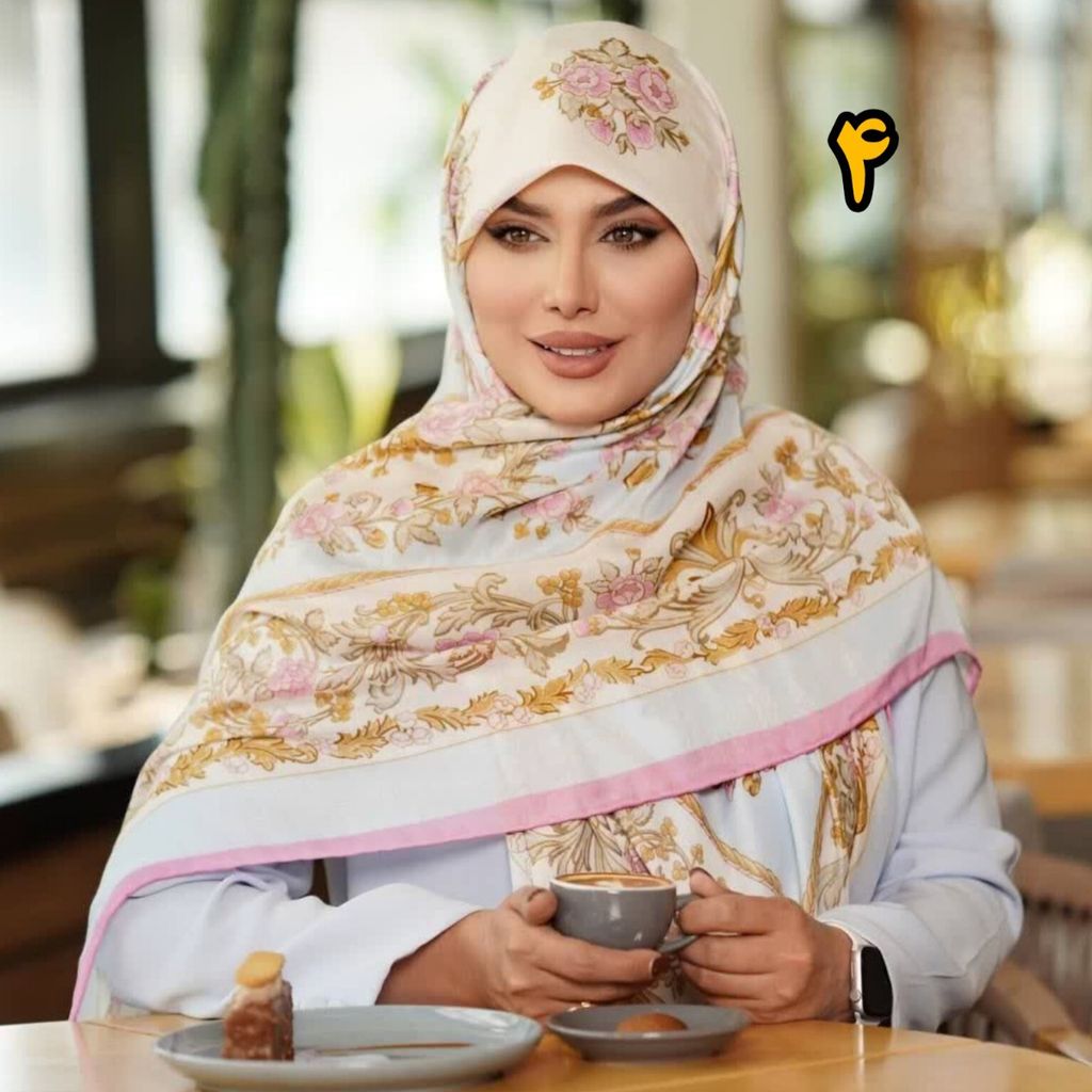 خرید اینترنتی روسری نخی کشمیر بهاره