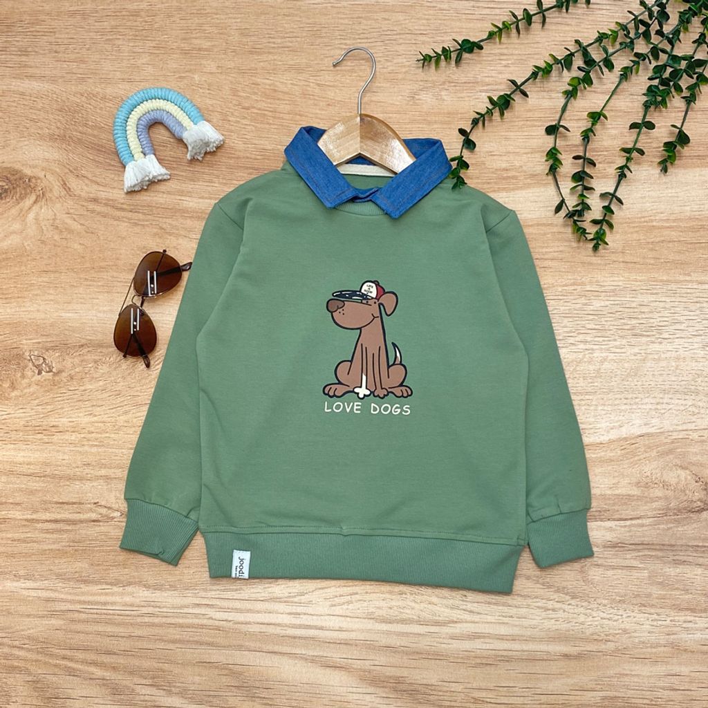 خرید اینترنتی قیمت دورس یقه دار پسرانه مدل DOG