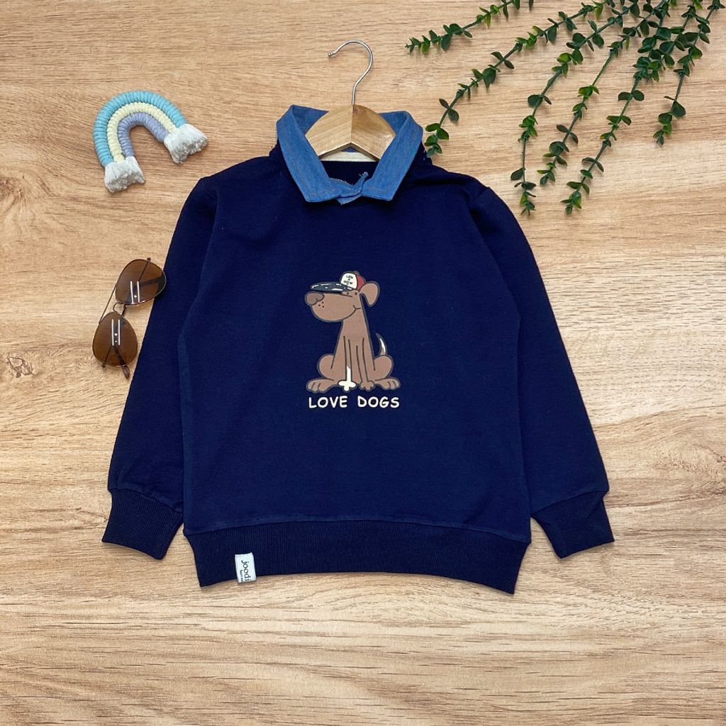 خرید اینترنتی قیمت دورس یقه دار پسرانه مدل DOG
