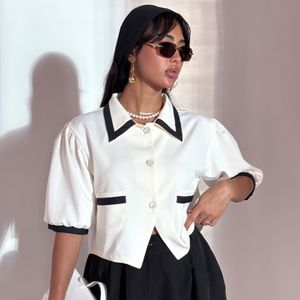 کت عروسکی نوار دار زنانه