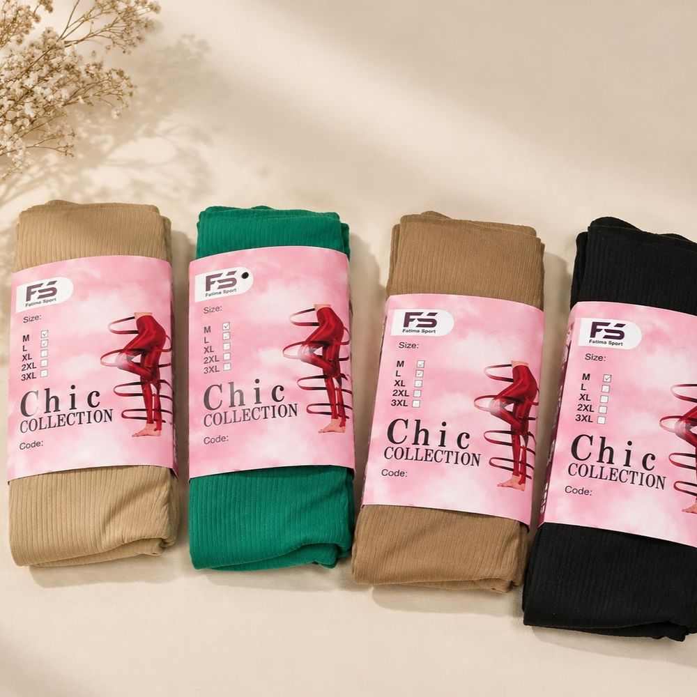 قیمت ارزان لگ زنانه تسلا کمر گنی وارداتی ترک Chic Collection سایز مدیوم تا 3XL