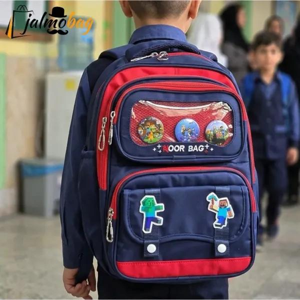 کوله پشتی پسرانه کلاس اول تا چهارم ضد آب ریپس وارداتی طبی و ضد تعریق