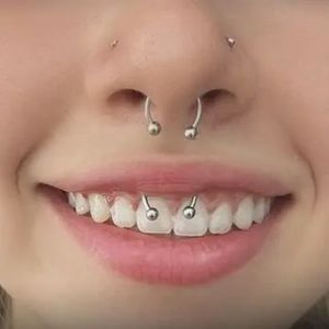 پیرسینگ ابرو استیل نگین دار درجه یک رنگ ثابت و ضد حساسیت وارداتیکپی