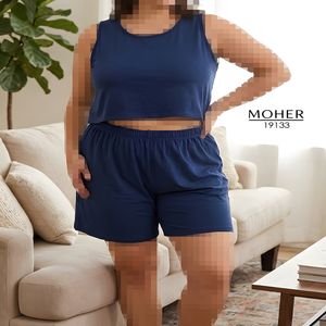 خرید اینترنتی قیمت ست کراپ و شورت زنانه سایز بزرگ