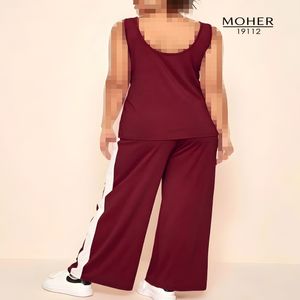 خرید اینترنتی قیمت ست تاپ و شلوار اسپورتی سایز بزرگ زنانه