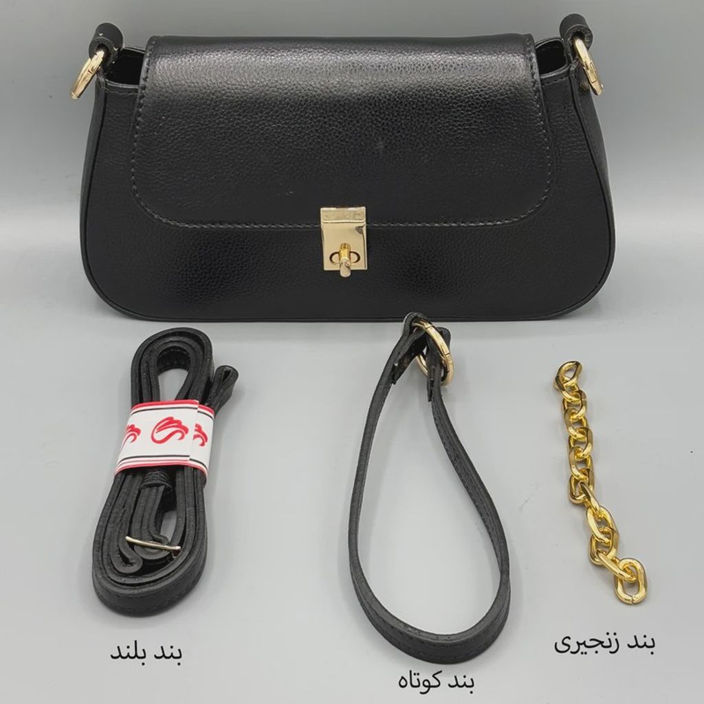 خرید انلاین کیف زنانه تمام چرم طبیعی مدل 3075 کیف دوشی و دستی سه حالته چرم فلوتر