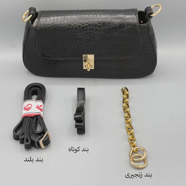 کیف زنانه تمام چرم طبیعی لیرزاد مدل 3075 کروکو ترکیبی از اصالت، ظرافت و استایل لوکس