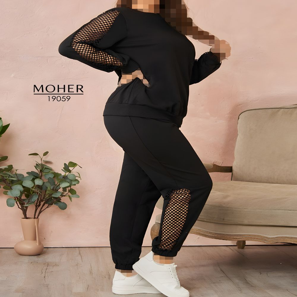 خرید اینترنتی قیمت ست اسپورت زنانه سایز بزرگ مشکی