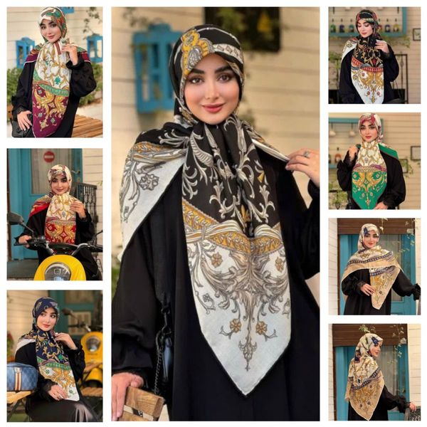 روسری نخ پنبه بهاره تابستانه