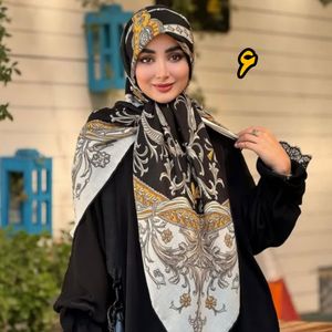 خرید اینترنتی روسری نخ پنبه بهاره تابستانه