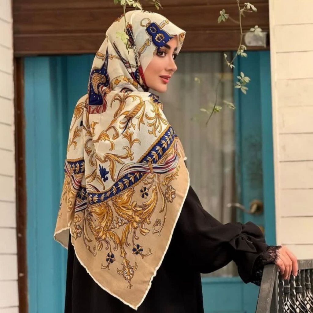 فروش اینترنتی روسری نخ پنبه بهاره تابستانه