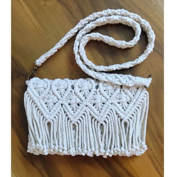 کیف مکرومه طرح یلدا