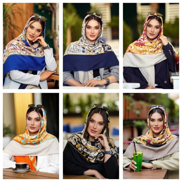 روسری نخی متریال وارداتی