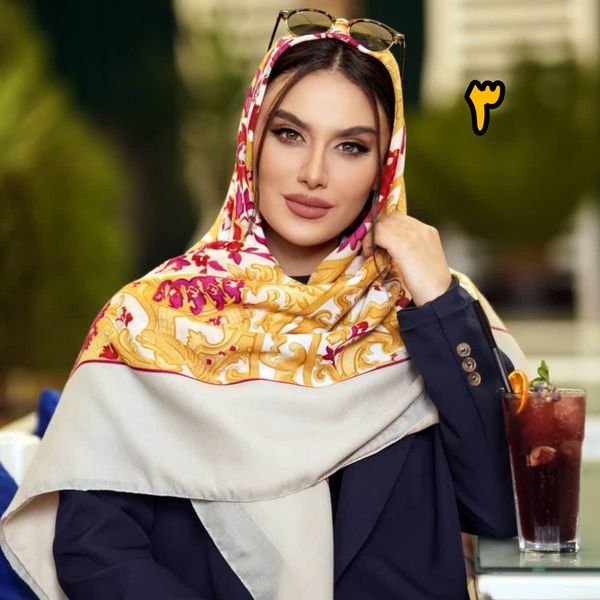 روسری نخی متریال وارداتی
