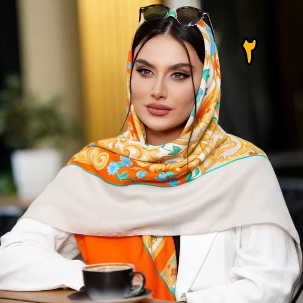 روسری نخی متریال وارداتی