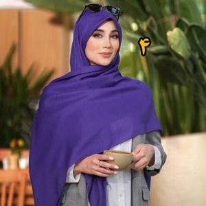 فروش اینترنتی روسری نخی سیا اسکارف قواره بزرگ