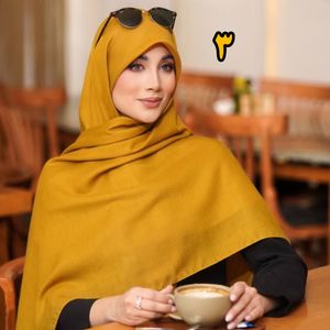 خرید انلاین روسری نخی سیا اسکارف قواره بزرگ