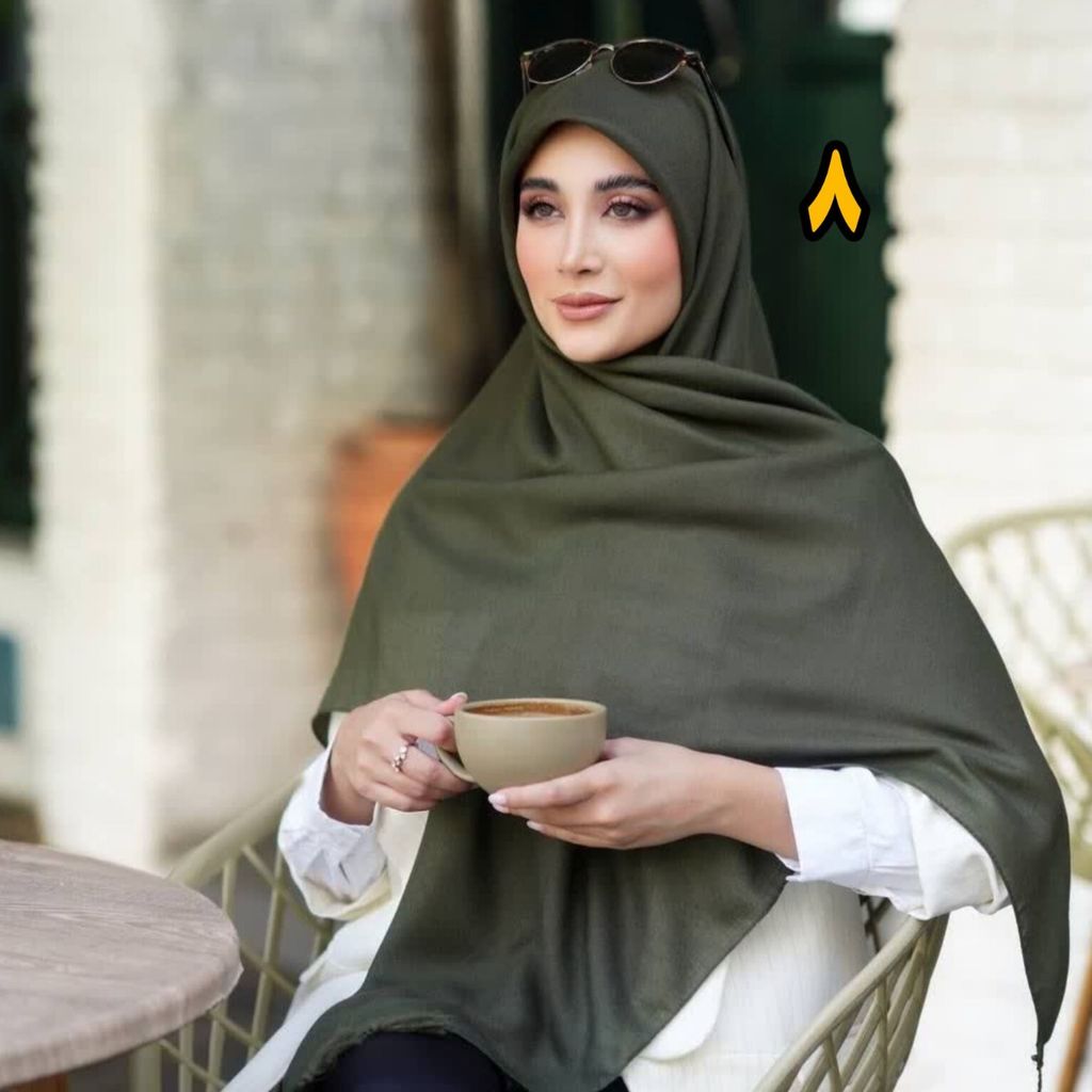 خرید انلاین روسری نخی سیا اسکارف قواره بزرگ